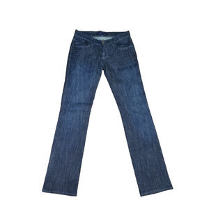 Rock & Republic Stella Low Rise Straight Leg Denim Blue Jeans Sz 26 (26x29)